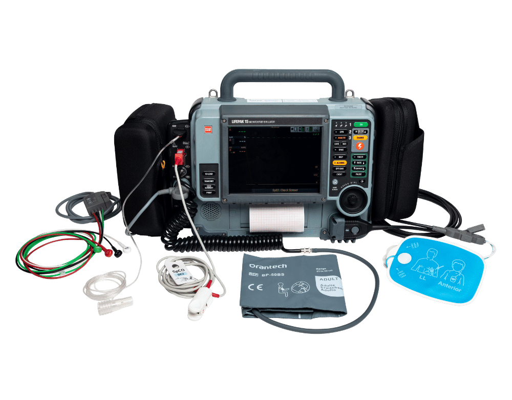 refurbished lifepak 15 with accessories